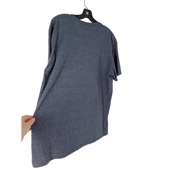 Jimi HENDRIX FLAG NAVY HEATHER TEE SHIRT - Picture 5 of 5